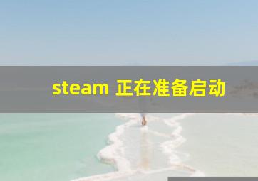 steam 正在准备启动